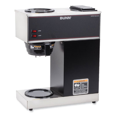 BUNN VPR 12-Cup Commercial Pourover Coffee Brewer, Gray/Stainless Steel (BUN332000015) BUN332000015