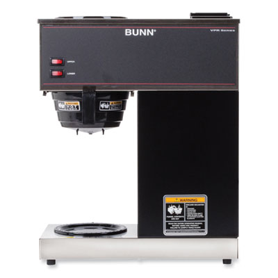 BUNN VPR 12-Cup Commercial Pourover Coffee Brewer, Gray/Stainless Steel (BUN332000015) BUN332000015