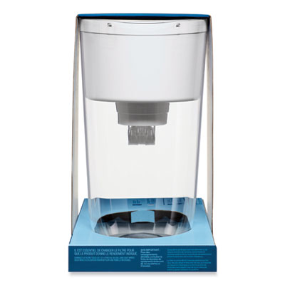 Tahoe Water Pitcher with Standard Filter, 10 Cup, Clear, 2/Carton