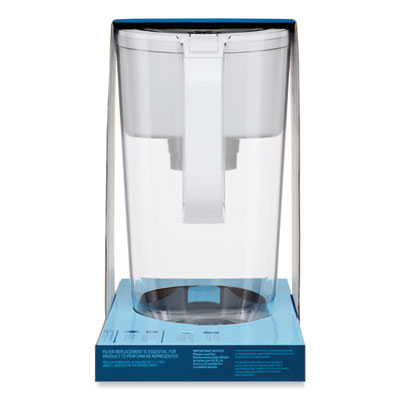 Tahoe Water Pitcher with Standard Filter, 10 Cup, Clear, 2/Carton