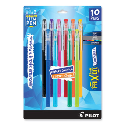 Pilot FriXion Ball Gel Pen, Erasable, Blue, 0.7 mm