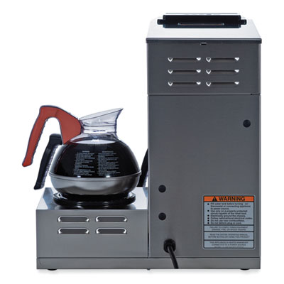 BUNN VP17-3 12-Cup Pour-Over Coffee Maker with Three Warmers, Stainless Steel/Black (BUN133000003) BUN133000003