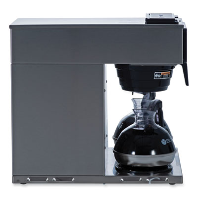 BUNN VP17-3 12-Cup Pour-Over Coffee Maker with Three Warmers, Stainless Steel/Black (BUN133000003) BUN133000003