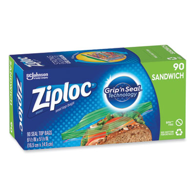 Resealable Sandwich Bags, 6.5