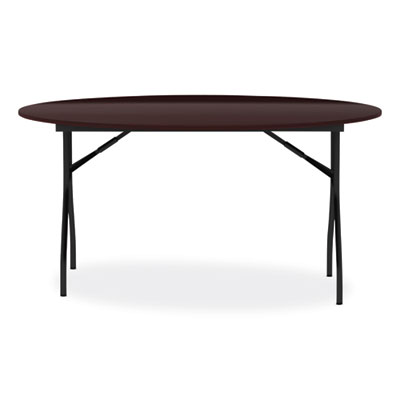 Round Wood Folding Table, 59