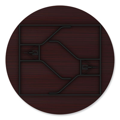 Round Wood Folding Table, 59