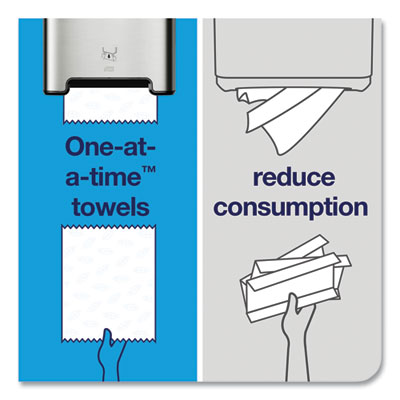 Image Design Matic Hand Towel Roll Dispenser, 13.58 x 8.07 x 15.75, Stainless Steel