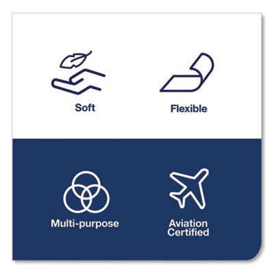 Cleaning Cloth, 8.46 x 16.13, White, 100 Wipes/Box, 10 Boxes/Carton