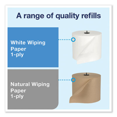 Washstation Dispenser, 12.56 x 10.57 x 18.09, Aqua/White