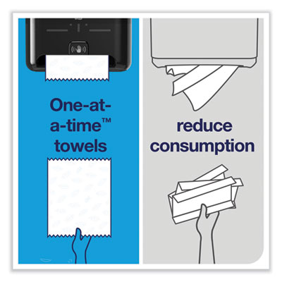 Elevation Matic Hand Towel Dispenser with Intuition Sensor, 13 x 8 x 14.5, Black