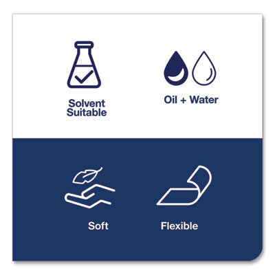 Industrial Cleaning Cloths, 1-Ply, 16.34 x 14, Gray, 120 Wipes/Pack, 4 Packs/Carton