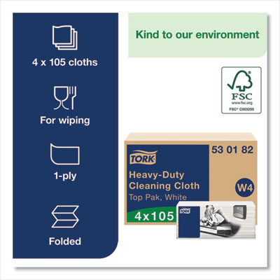 WIPER,HVDTY,CLTH,4/105,WH