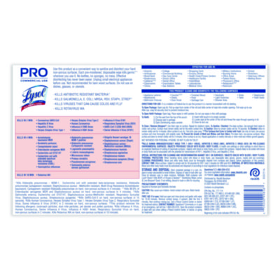 Professional Disinfecting Wipe Bucket, 1-Ply, 6 x 8, Lemon and Lime Blossom, White, 800 Wipes/Bucket, 2 Buckets/Carton