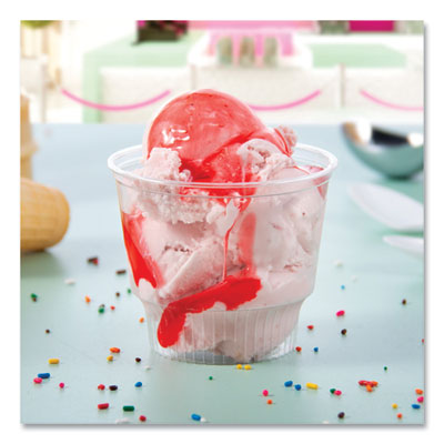 Sundae Cups, 12 oz, Clear, 50/Bag, 20 Bags/Carton