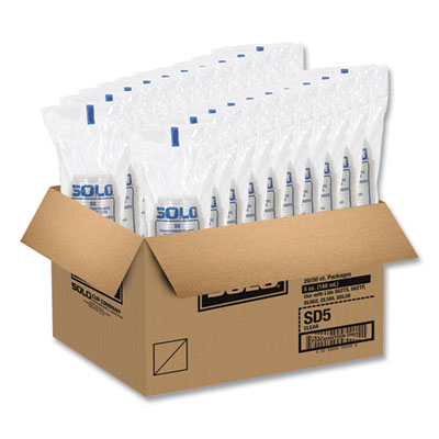 Sundae Cups, 5 oz, Clear, 50/Bag, 20 Bags/Carton
