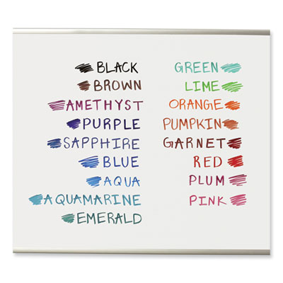 Low Odor Dry Erase Vibrant Color Markers, Broad Chisel Tip, Assorted Colors, 36/pack