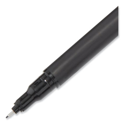 Art Pen Porous Point Pen, Stick, Fine 0.4 mm, Assorted Ink Colors, Black Barrel, 24/Pack