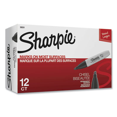 Sharpie Metallic Permanent Marker, Medium Chisel Tip, Assorted, 6/Pack