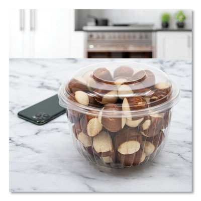 BOWL,W/LD,DOME,64OZ,CLR