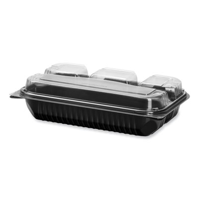 SOLO® Creative Carryouts Hinged Plastic Hot Deli Boxes