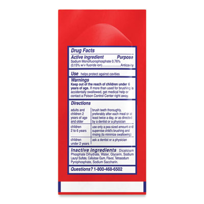 Colgate Cavity Protection Toothpaste, Regular Flavor, 0.15 Oz Sachet, 1,000/carton (CPC50130) CPC50130