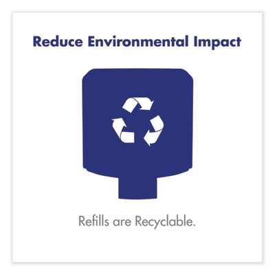 Advanced Hand Sanitizer Gel Refill, 1,200 mL, Clean Scent, For ES4 Dispensers, 2/Carton