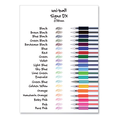 Gel Pen, Stick, Ultra-Micro 0.38 mm, Assorted Ink and Barrel Colors, 8/Pack