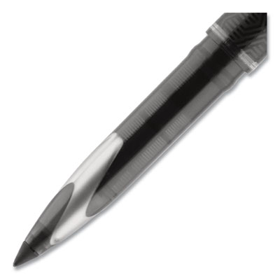 AIR Porous Rollerball Pen, Stick, Medium 0.7 mm, Black Ink, Black Barrel, Dozen