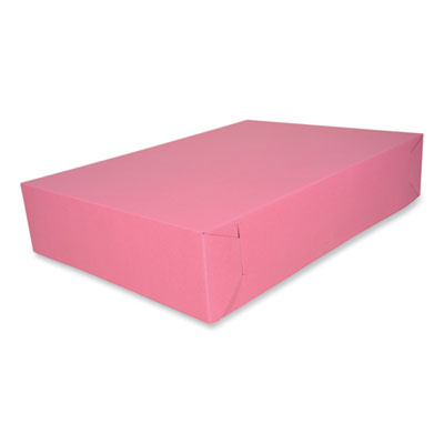 SCT® Pink Two-Piece Non-Window Bakery Box