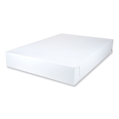 SCT® White Two-Piece Non-Window Bakery Boxes