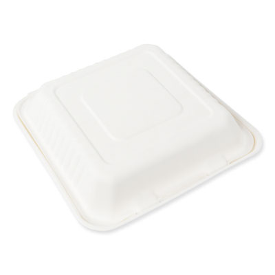 Pactiv EarthChoice Pet Hinged Lid Deli Container, 12 oz, 4.92 x 5.87 x 1.89, Clear, 200/Carton