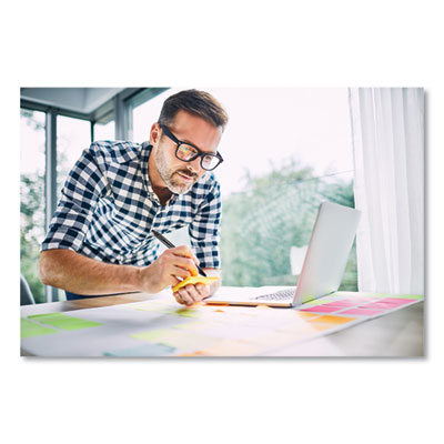 207 Plus+ Gel Pen, Retractable, Medium 0.7 mm, Blue Ink, Black Barrel, 4/Pack