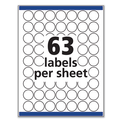 Removable Multi-Use Labels, Inkjet/Laser Printers, 1