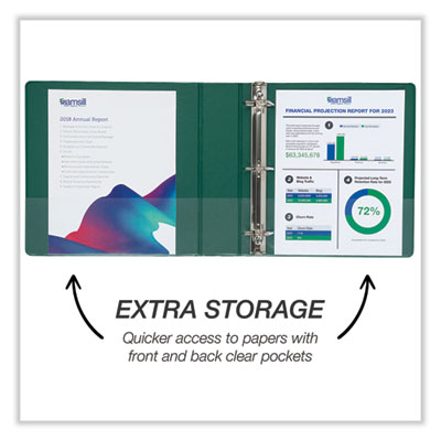 Durable D-Ring View Binders, 3 Rings, 2