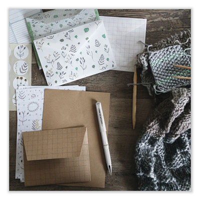 IMPACT Gel Pen, Stick, Medium 1 mm, Silver Metallic Ink, Silver Barrel