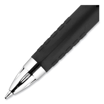 Signo 207 Gel Pen, Retractable, Medium 0.7 mm, Violet Ink, Smoke/Black/Violet Barrel, Dozen