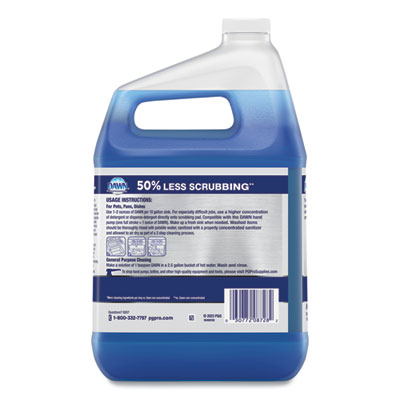 Heavy-Duty Manual Pot/Pan Dish Detergent, Original Scent, 1 gal Bottle, 2/Carton