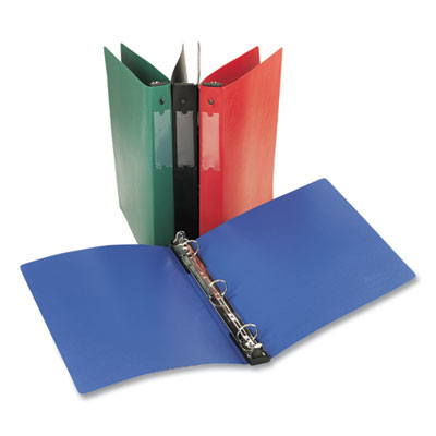 Hanging Storage Flexible Non-View Binder with Round Rings, 3 Rings, 1