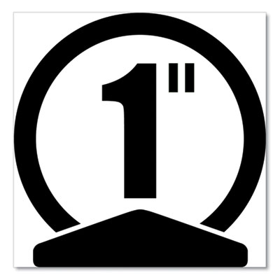 Hanging Storage Flexible Non-View Binder with Round Rings, 3 Rings, 1