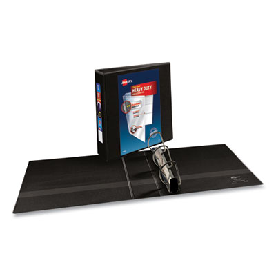Avery Heavy-Duty Non Stick View Binder With Durahinge And Slant Rings, 3 Rings, 3" Capacity, 11 X 8.5, Black, (5600) (AVE05600) AVE05600