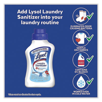 Laundry Sanitizer, Liquid, Crisp Linen, 41 oz