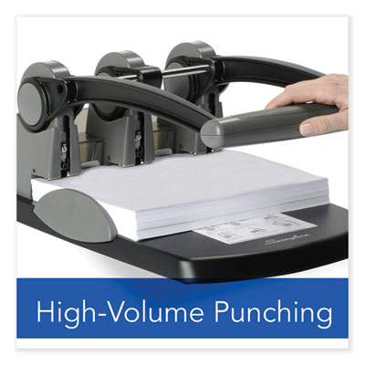300-Sheet Extra High-Capacity Three-Hole Punch, 9/32