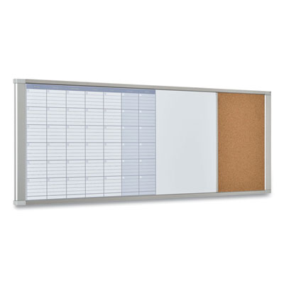 Magnetic Calendar Combo Board, Monthly Planning/Scheduling, 48
