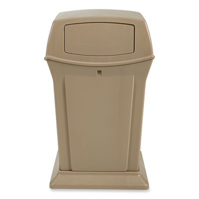 Commercial trash can Rubbermaid Ranger plastic, beige