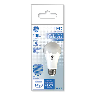 GE LED Soft White A19 Garage Door Opener Bulb