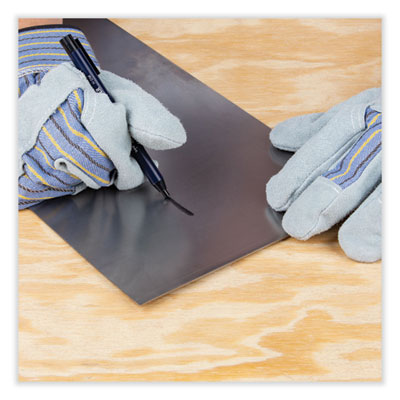 Mechanical Wax-Based Marking Pencil Refills. 4.4 mm, Black, 10/Box