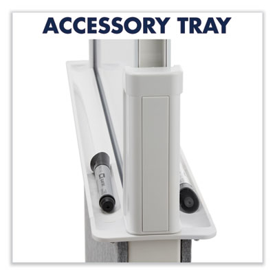 Agile Glass Dry-Erase Easel, 25.5