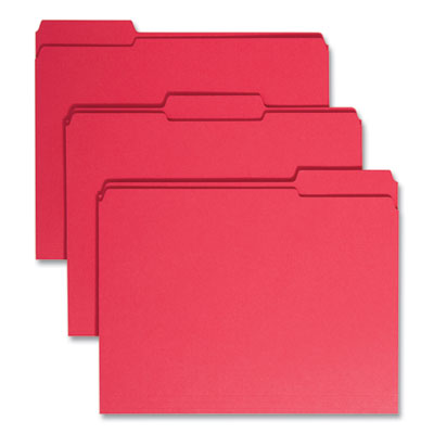 Smead(TM) Reinforced Top Tab Colored File Folders