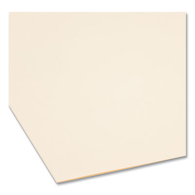 Top Tab Heavyweight Manila Fastener Folders, 0.75