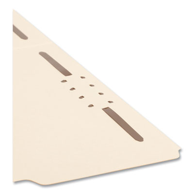 Top Tab Heavyweight Manila Fastener Folders, 0.75